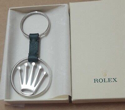 rolex crown keychain monogramed|Rolex Silver Crown Logo Keychain .